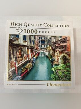 Clementoni Venice Canal 1000 Piece Puzzle High Quality Collection